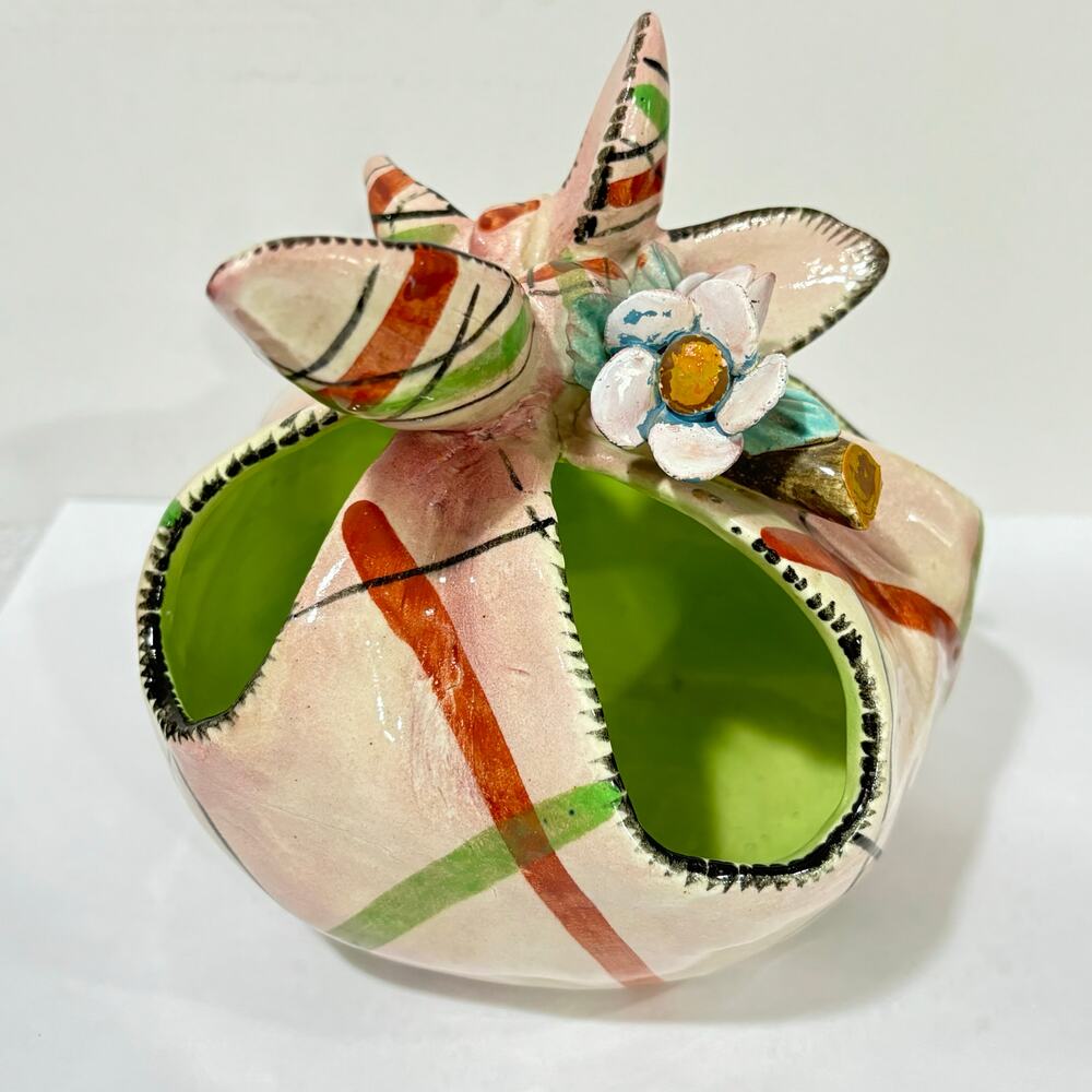 Unique vintage vase porcelain ceramic colorful novelty home decor container - Picture 8 of 8